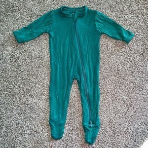 Kyte Baby Zip Footie in Emerald